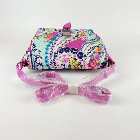 Vera Bradley Carson Crossbody Wildflower Paisley - Picture 6 of 10